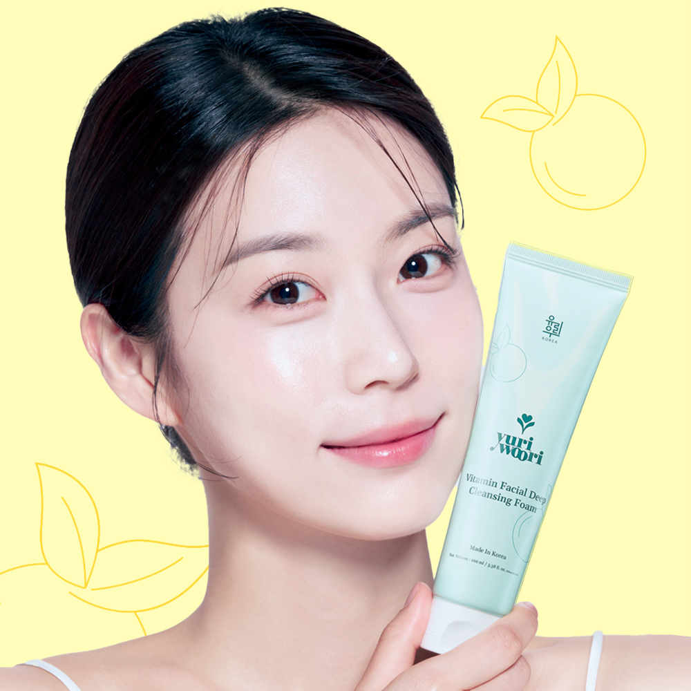유리우리 비타민 훼이셜 딥 클렌징 폼
