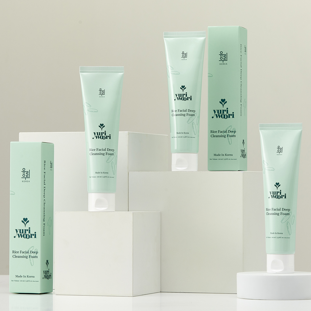 유리우리 라이스 훼이셜 딥 클렌징 폼