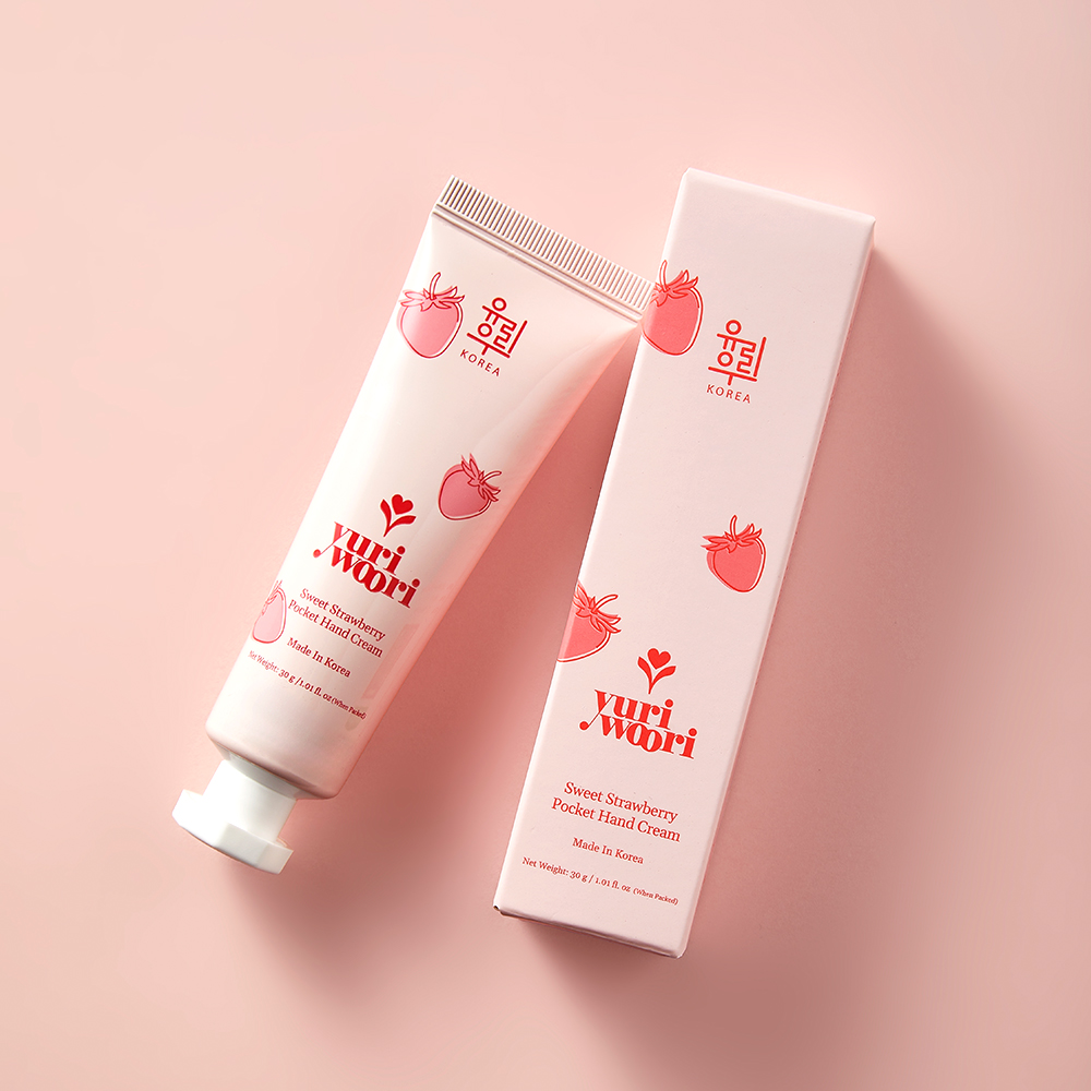 유리우리 스위트 스트로우베리 포켓 핸드크림