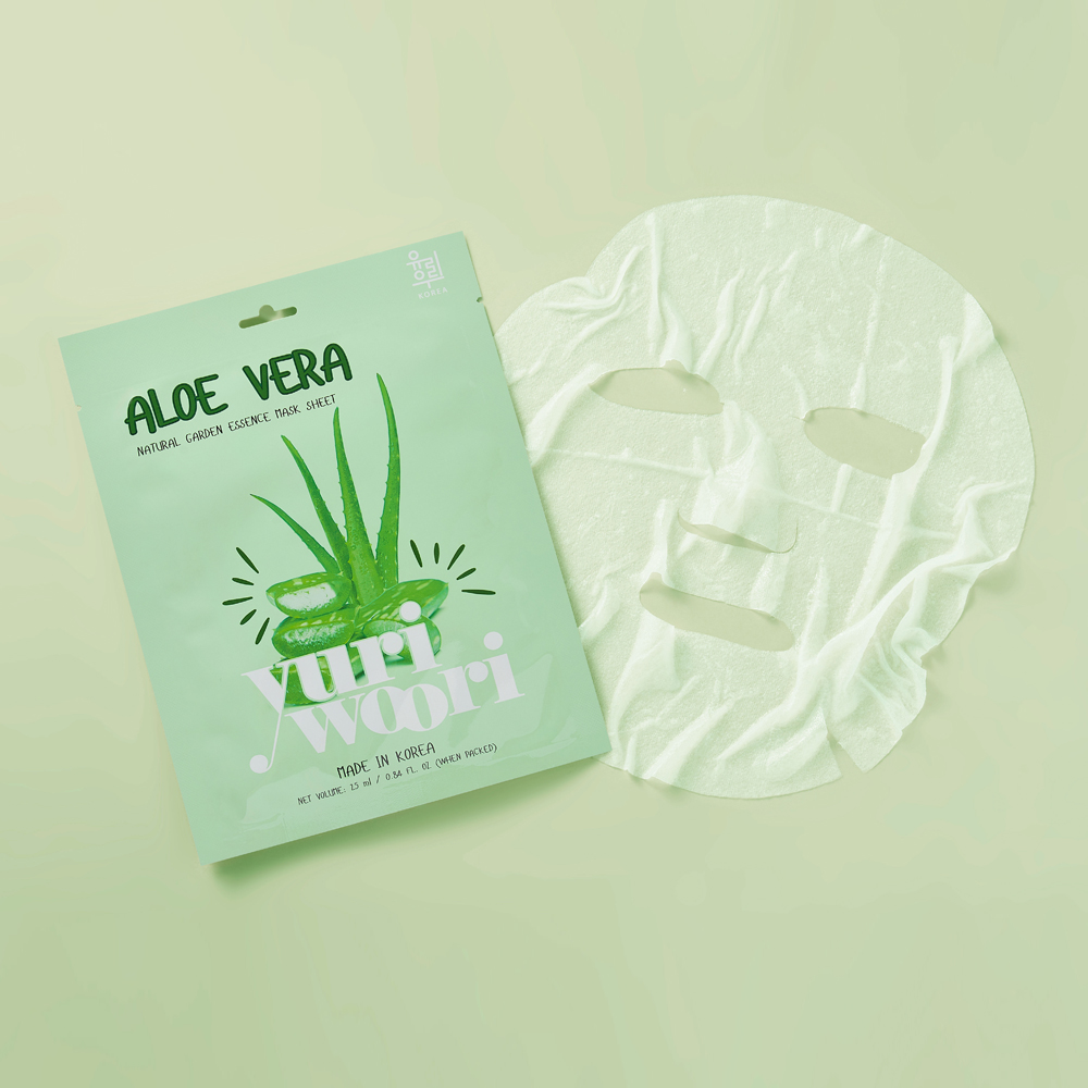 유리우리 네츄럴가든 에센스 마스크시트 알로에베라