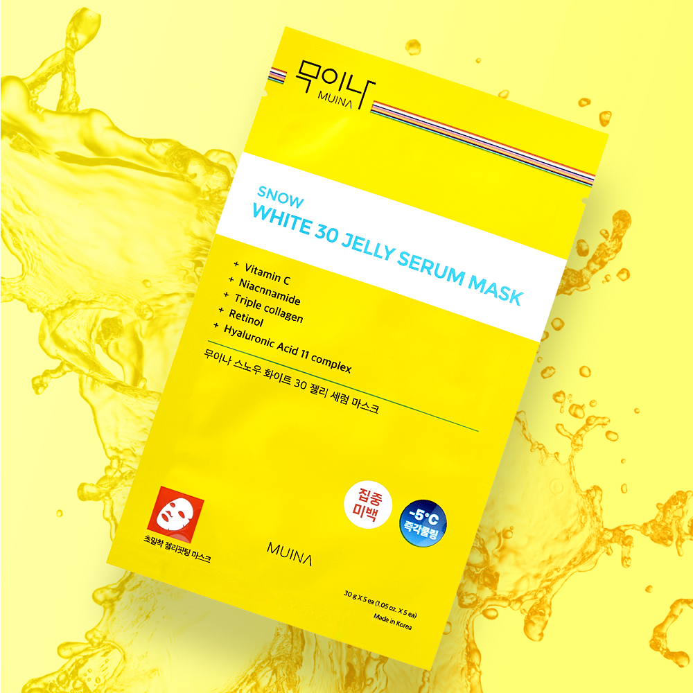 무이나 스노우 화이트 30 젤리 세럼 마스크