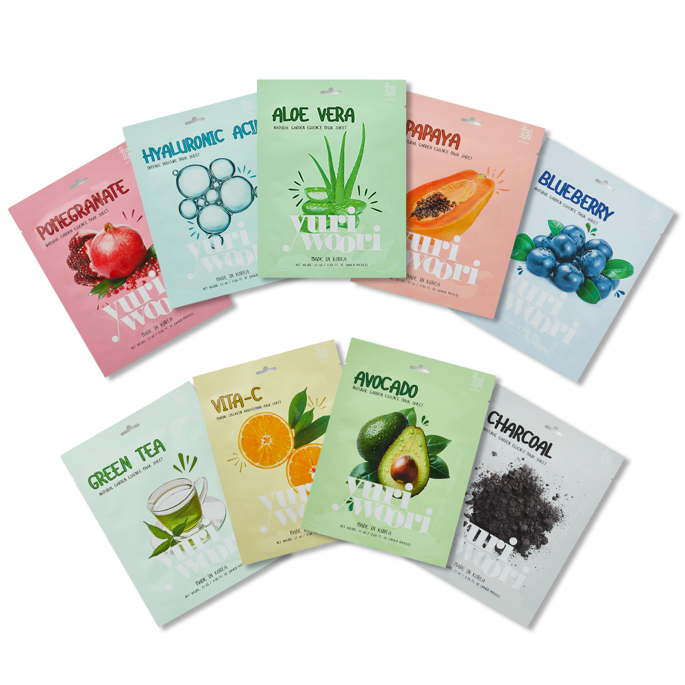 유리우리 네츄럴가든 에센스 마스크시트 차콜